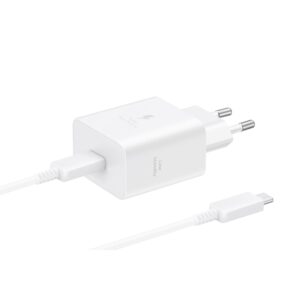 Samsung 1 Port PD Travel Adapter With Type-C Cable 45W, White