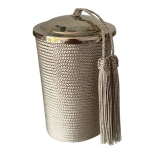 Bougie en sabra argent