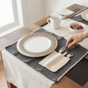 Set de table artisanal en coton