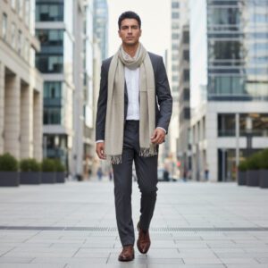 écharpe artisanale hiver