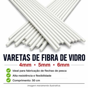 Varetas de Fibra de Vidro