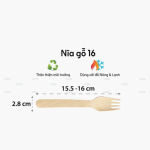 Nĩa Gỗ Dùng Một Lần 16