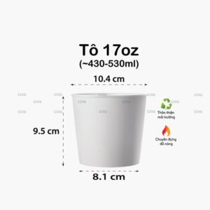 Tô giấy 17oz