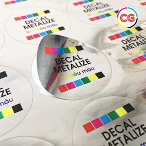 DECAL METALIZE - DECAL XI