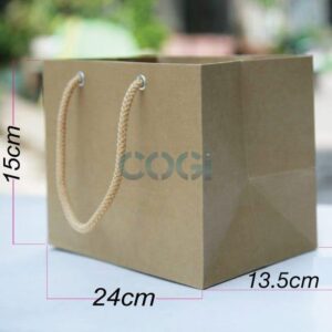 Túi giấy Kraft đựng hộp thức ăn T02