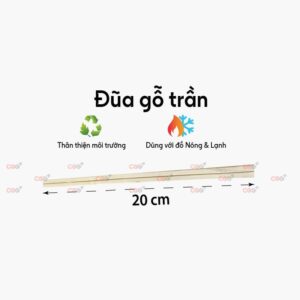 ĐŨA GỖ TRẦN KHÔNG BỌC MÀNG