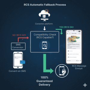 Envoi RCS - Process d'envoi et fallback sms