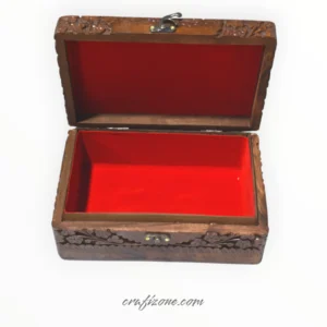 Hand-Carved Wooden Jewelry Box / Multipurpose box - Image 2