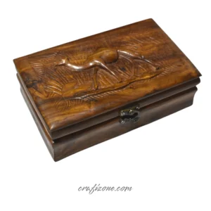Desert Majesty Camel Carved Jewelry Box - Image 3