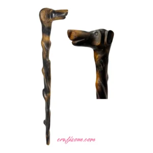 Elegant Hand-Carved Wooden Walking Stick,Timeless Craftmanship - Image 1