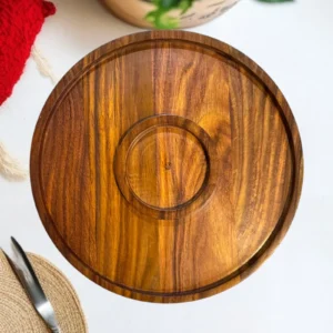 Alpen Home Savoy Wood Chips and Dip Platter - Image 1