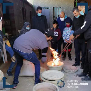Formation les émaux à effets sur la céramique de Moknine (13)