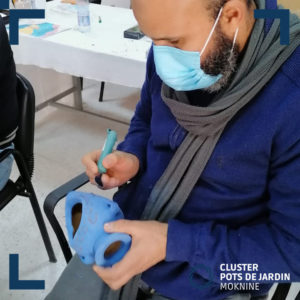 Formation les émaux à effets sur la céramique de Moknine (5)