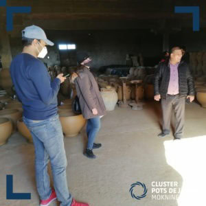 Visite ateliers de fabrication des articles en cuivre (1)