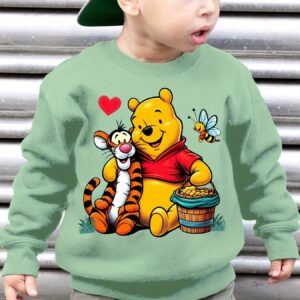 Disney Jongens' Lange Mouwen Crewneck Sweatshirt