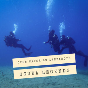 Open Water en Lanzarote con Scuba Legends