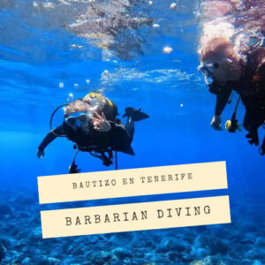 Bautizo de buceo en Los Cristianos con Barbarian Diving