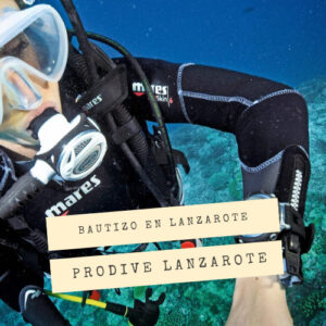 Bautizo en Lanzarote con Pro Dive Lanzarote