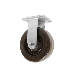 Rodaja de placa giratoria con rueda fenólica de alta temperatura de 6″