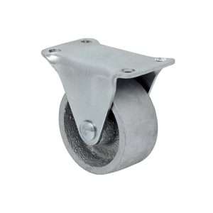 Rodaja de placa fija con rueda de semi acero de 2″
