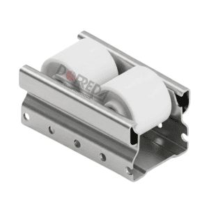 Riel de rodillos para rack dinámico de 40 mm
