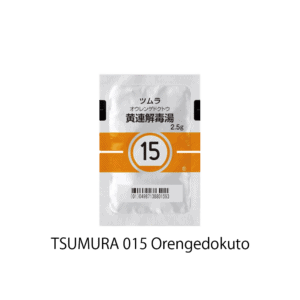 TSUMURA 015 Orengedokuto (黄連解毒湯) extract granules