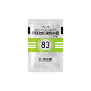 083 TSUMURA Yokukansankachimpihange Granules 2.5g Front of one sachet