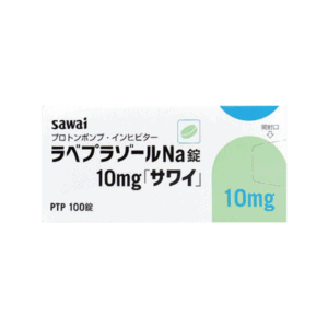 Front of the package (100 tablets) for RABEPRAZOLE Na Tablets [SAWAI] 10 mg