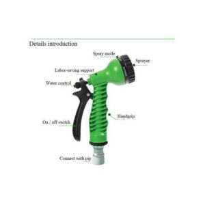 Alternative view of 60M/200ft Magic Expandable High Pressure Hose Pipe – Garden Watering, Car Washing