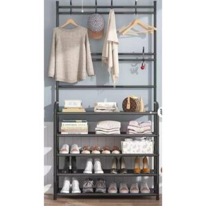 Heavy Duty 5-Layer Multipurpose Stand – Shoe Rack, Cloth Rack, Bag & Hat Organizer (All-in-One)