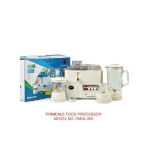 Primdale 4-in-1 Food Processor – Juicer, Blender, Chopper & Grinder | All-in-One Kitchen Appliance