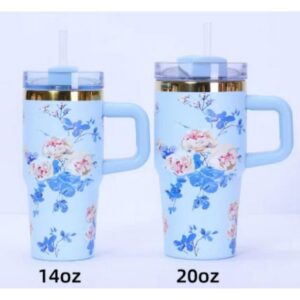 Alternative view of Stanley Cup with Floral Graffiti – Insulated Travel Mug, Durable Stainless Steel, Leak-Proof Thermal Cup for Hot & Cold Beverages