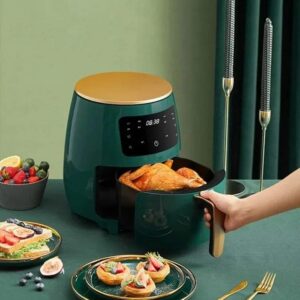 Alternative view of REKI Large 6 Litre Air Fryer – Smart Touch Display, Oil-Free Frying, Easy Clean  Healthy Crisp. Family Size. Smart Control.