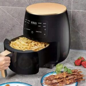 REKI Large 6 Litre Air Fryer – Smart Touch Display, Oil-Free Frying, Easy Clean  Healthy Crisp. Family Size. Smart Control.