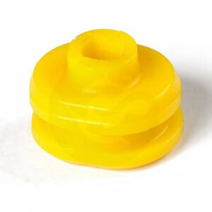 Polyurethane bushing shock absorber, rear suspension, upper mount, low