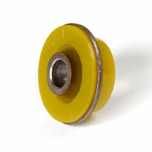 Polyurethane bushing front suspension, control arm, end bushing mount to sway bar