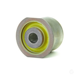 Polyurethane bushing front low arm, mount to shock absorber