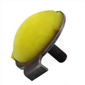Polyurethane bump stop rear suspension, leafspring