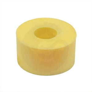 Polyurethane pad mount to chassis, lower cylindrical
