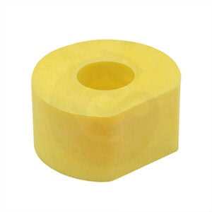 Polyurethane pad mount to chassis, lower truncated