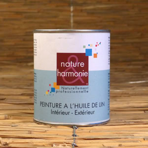 Peinture à l'huile de lin