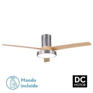 Ventilador DC Pax Niquel - Haya