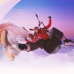 Vuelo en parapente biplaza en Tenerife