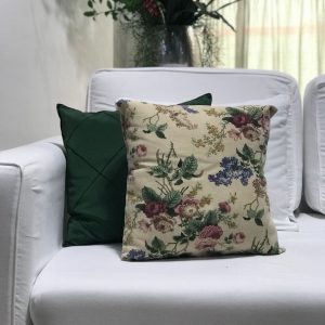 Almofada linho floral