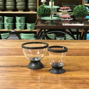 Bowl vidro e ferro
