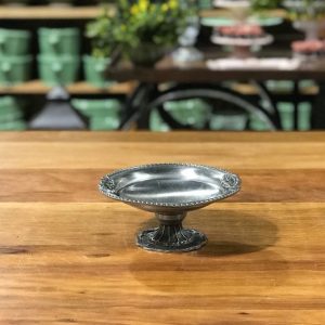 Fruteira folha pewter