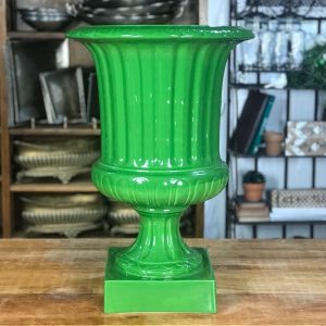 Ânfora ceramica verde 70cm