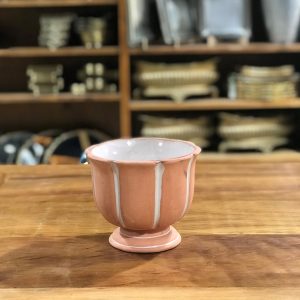 Vaso gomo cerâmica natural G