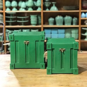 Caixa container verde