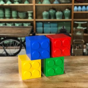 Cubo lego madeira